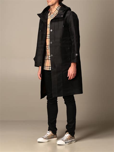 cappotto uomo vera pelle burberry london|Cappotti da uomo di Burberry .